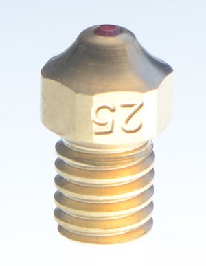 EVERLAST 0.25mm nozzle for UM2, Raise3D, Printrbot, Lulzbot and others